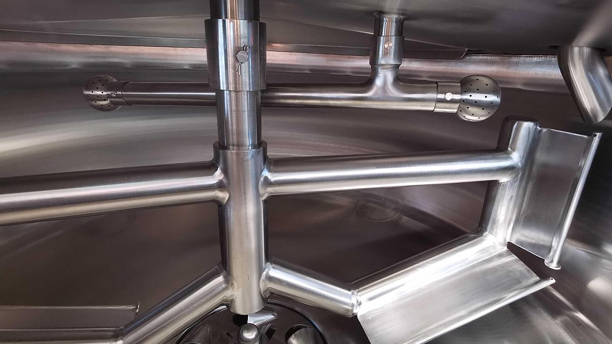 NEW 100 GALLON SINGLE SHELL LIQUIFIER WITH TOP AGITATOR