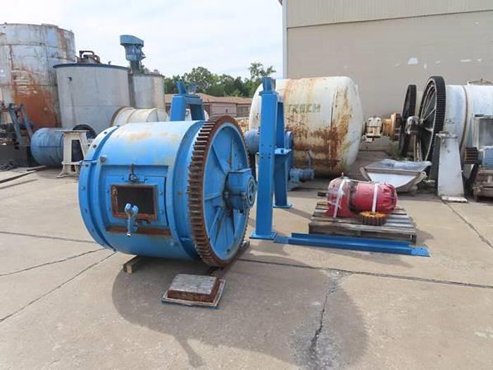 Used 48" x 42" PATTERSON PEBBLE MILL - ALUMINA LINED - 10 HP