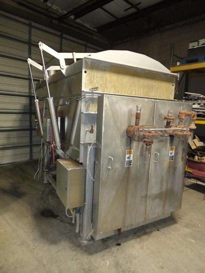 Used 28" x 10' BLENTECH TWIN SCREW HOLLOW FLIGHT BLENDER - S/S - JACKETED