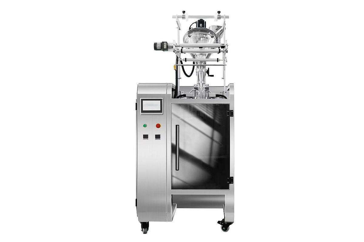 VERTICAL SINGLE-LANE CLAMP AND PULL POWDER PACKAGING MACHINE - LC-200B-FM