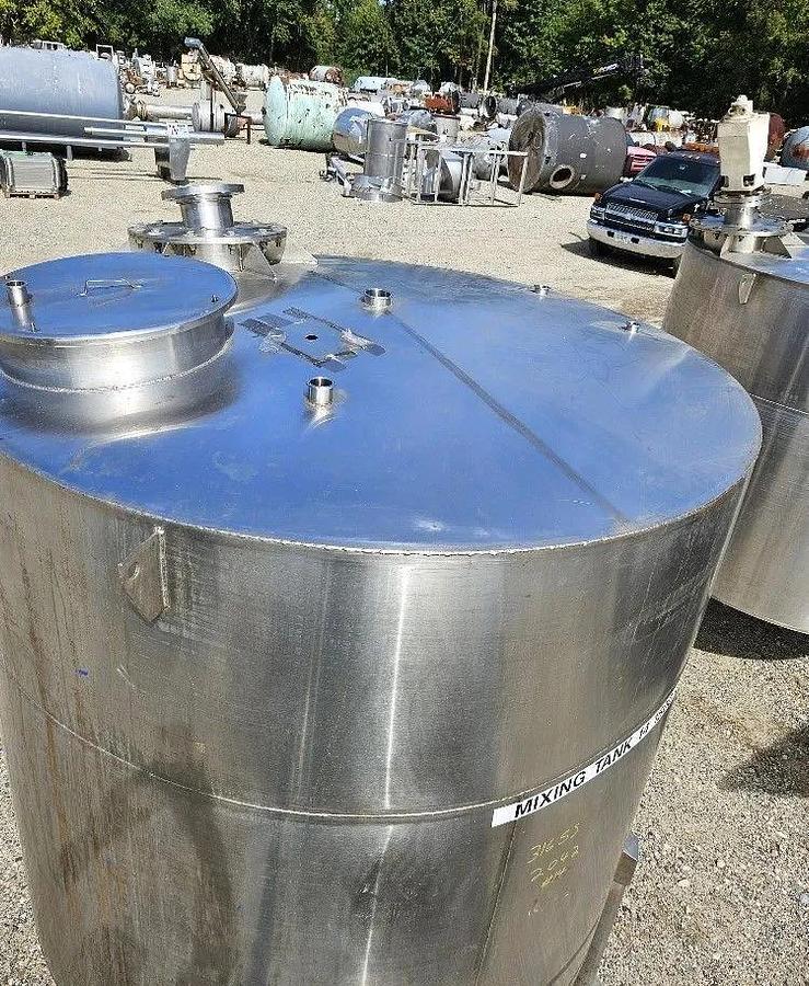 Used 1,500 GALLON MIX TANKS - S/S (2)
