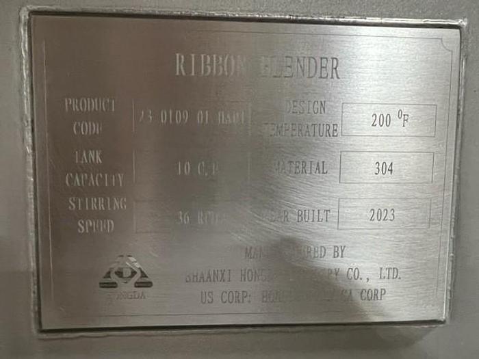 NEW 10 CU. FT. DOUBLE RIBBON BLENDER - S/S