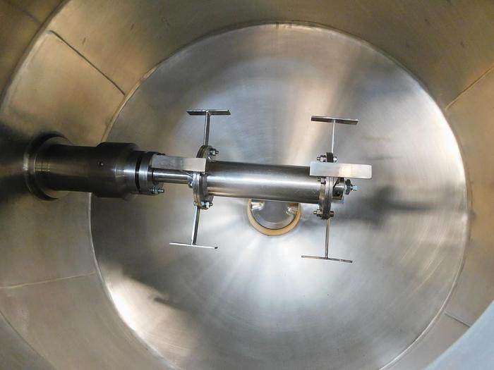 Used 5 CU. FT. GEMCO DOUBLE CONE LIQUID SOLID BLENDER MODEL L/s W/h.S.AGIT