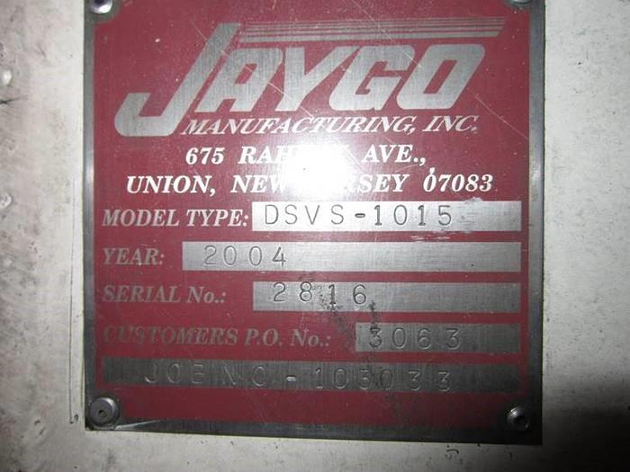 Used 50 GALLON JAYGO DUAL SHAFT MIXER – S/S – VACUUM