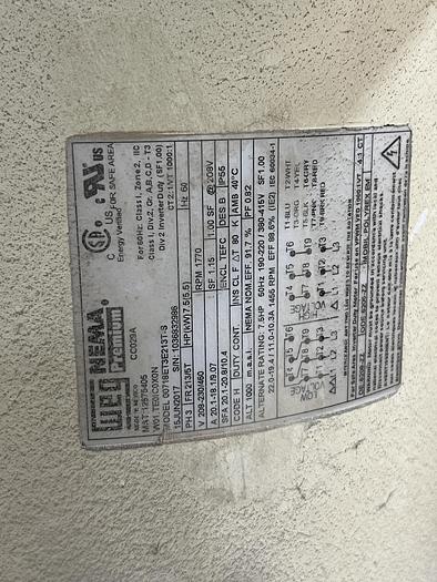 Used 7.5 HP ROSS HIGH SPEED DISPERSER