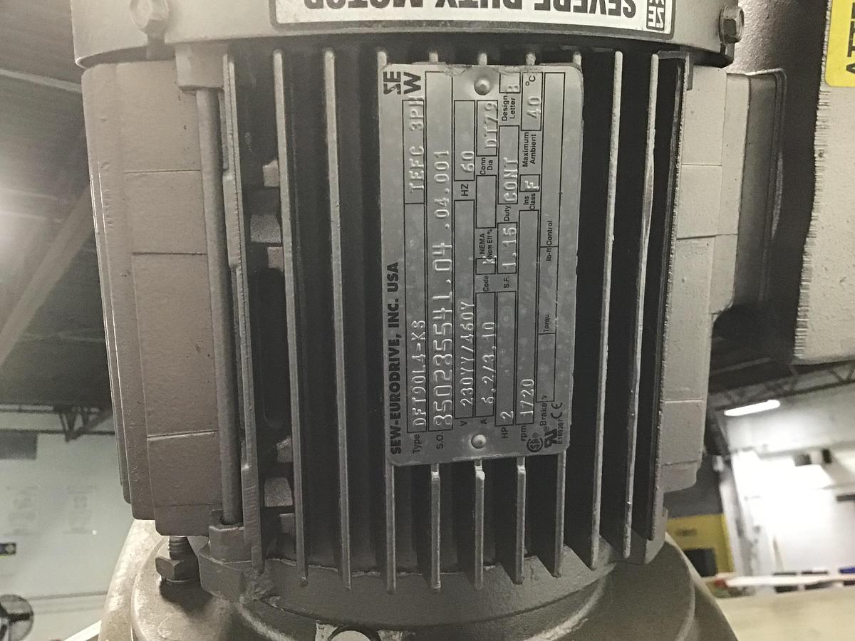 Used 100 GALLON HAMILTON SINGLE MOTION KETTLE - S/S - 90 PSI JACKET