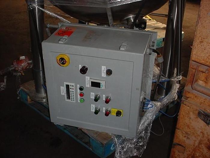 Used 200 GALLON LEE METAL S/S JACKETED KETTLE ANGLED SWEEP