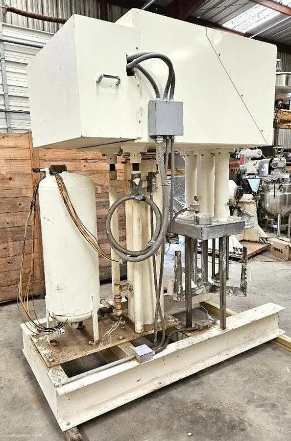 Used 100 GALLON ROSS TRIPLE MOTION MIXER - MODEL PVM-100 - S/S - VACUUM - JACKETED