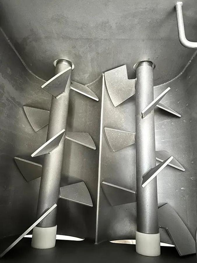 Used MEPACO MODEL 170 TWIN SHAFT PADDLE MIXER - 100#