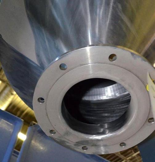 Used UNUSED 2.4 CU. FT. PAUL O. ABBE DOUBLE CONE ROTA BLENDER - HASTELLOY C-276