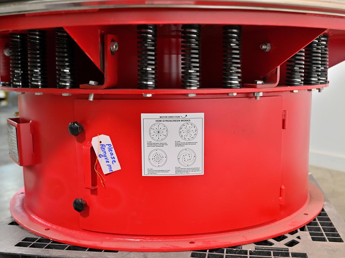 NEW 60" CIRCULAR SCREENER - S/S - 1 DECK (2 SPOUT)