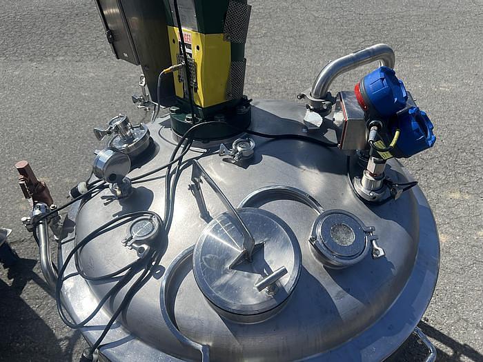 Used 130 GALLON (500-LITER) PRECISION STAINLESS INC. REACTOR VESSEL JACKETED