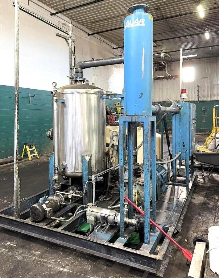 Used 6 FT x 6 FT ALAR ROTARY VACUUM DRUM FILTER - S/S DRUM