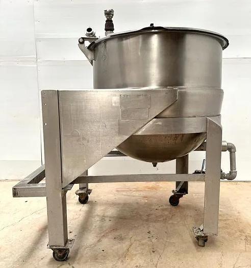 Used 60 GALLON GROEN KETTLE - S/S - 55 PSI JACKET