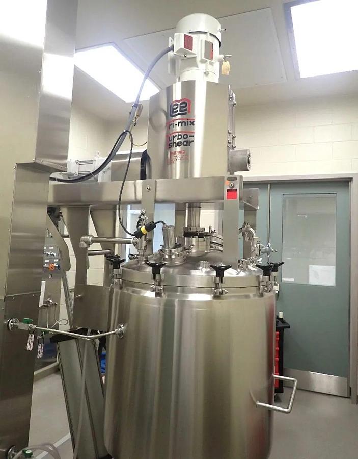 Used 60 GALLON LEE TRI-MIX TURBO SHEAR KETTLE – S/S – VACUUM – JACKETED