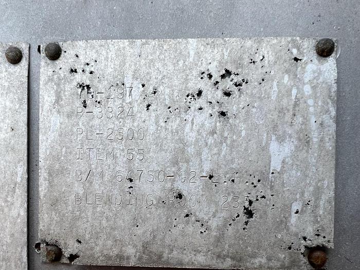 Used 270 CU. FT. WORKING CAPACITY DOUBLE RIBBON BLENDER - S/S