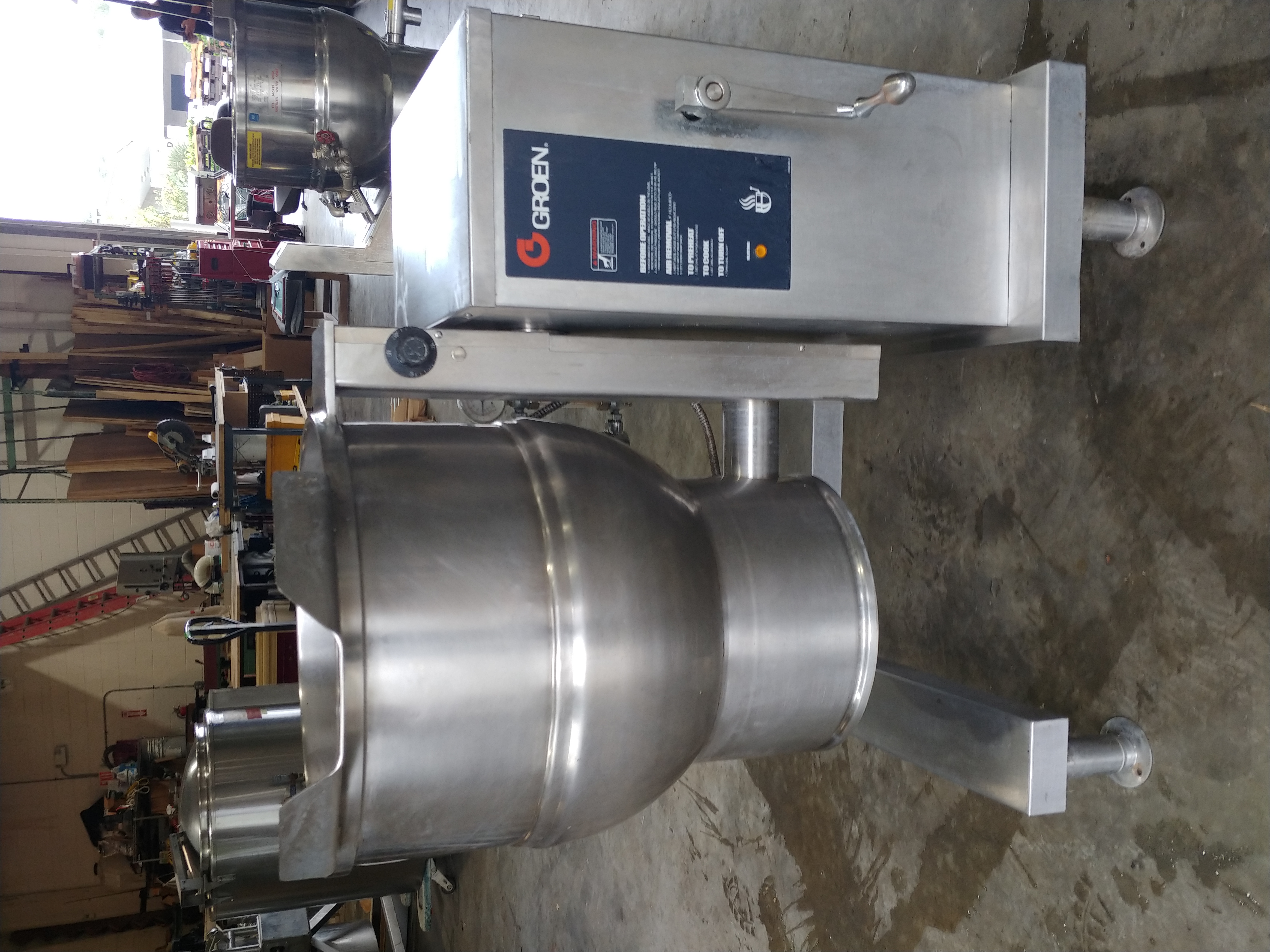 Used 20 GALLON (80 QT.) GROEN SELF CONTAINED STEAM JACKETED ELECTRIC KETTLE - TILT