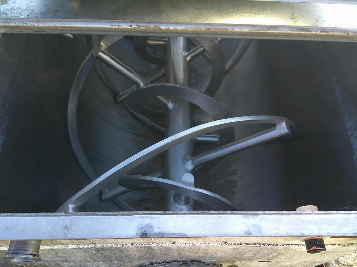 Used 60 CU. FT. RIBBON BLENDER - S/S - JACKETED - 20/10 HP