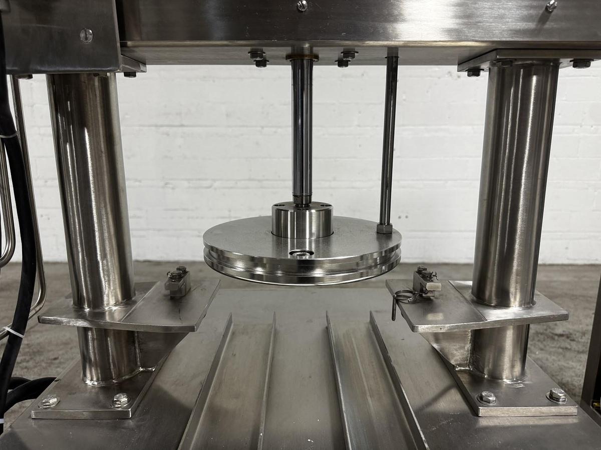 Used 2 GALLON ROSS PLANETARY DISPERSER WITH DISCHARGE RAM - 316L S/S - JACKETED