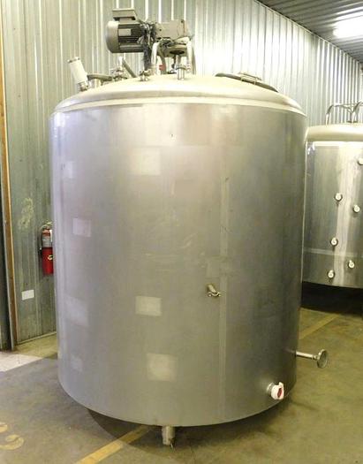 Used 1,000 GALLON CHERRY BURRELL MIX TANK - S/S - JACKETED