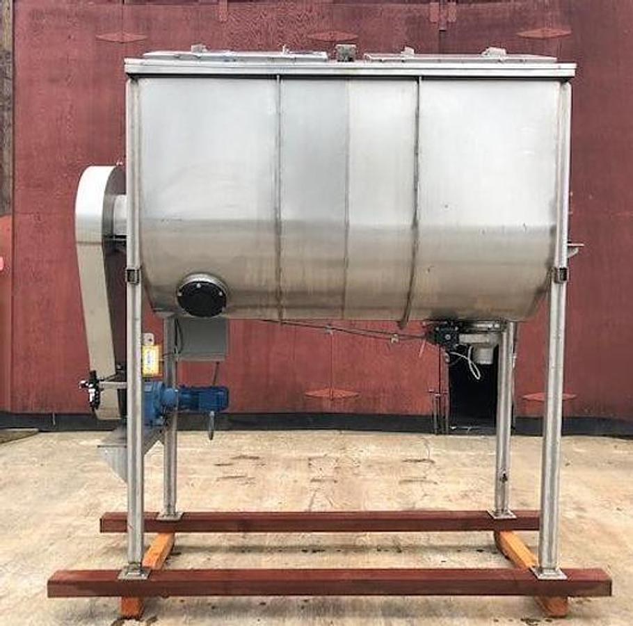 Used 100 CU. FT. GEM EQUIPMENT RIBBON BLENDER - 1 HP