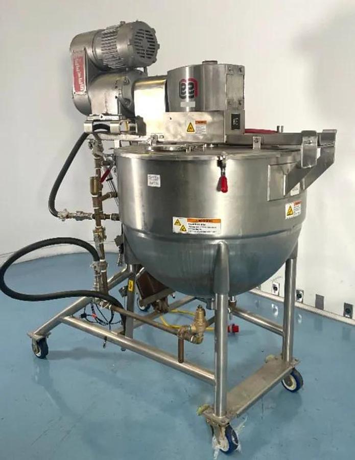 Used 100 GALLON LEE DOUBLE MOTION KETTLE - S/S - JACKETED