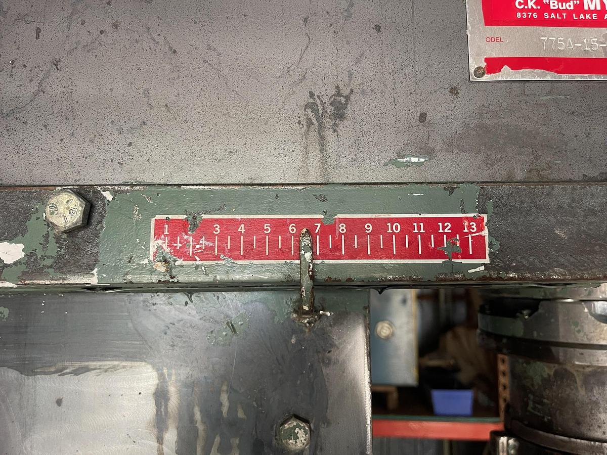 Used 15 HP MYERS HIGH SPEED DISPERSER - AIR/OIL LIFT - VARIABLE SPEED