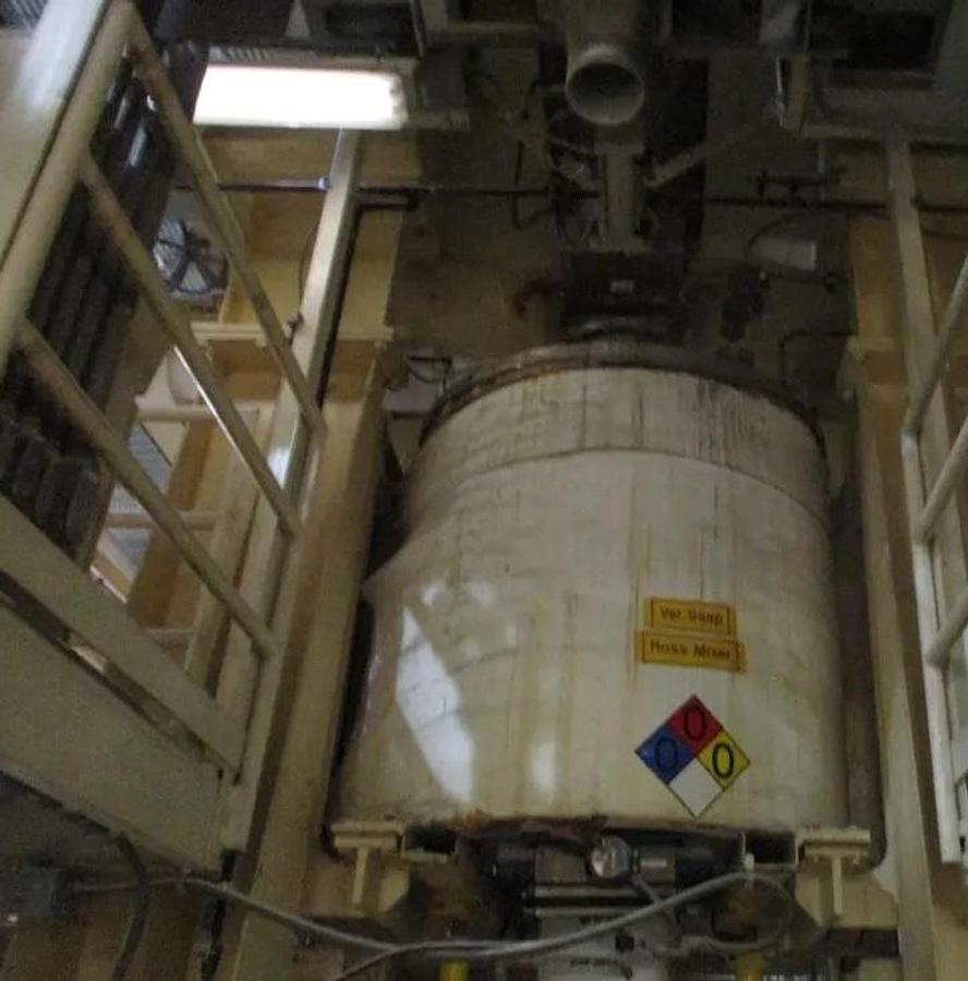 Used 500 GALLON ROSS TRIPLE SHAFT MIXER - 316L S/S - VACUUM - JACKETED