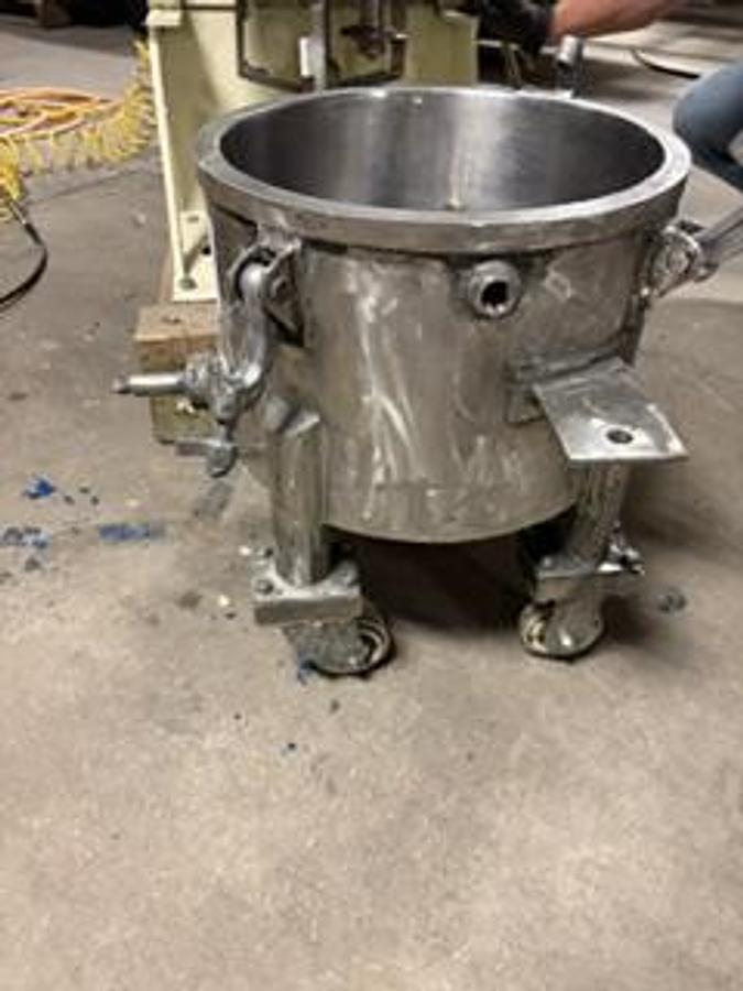 Used 3 GALLON ROSS DUAL SHAFT MIXER - S/S - JACKETED