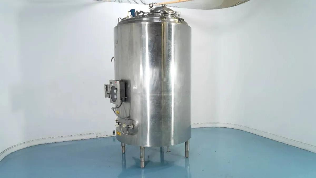 Used 3000L (792 GALLON) DCI REACTOR / FERMENTER - SANITARY S/S