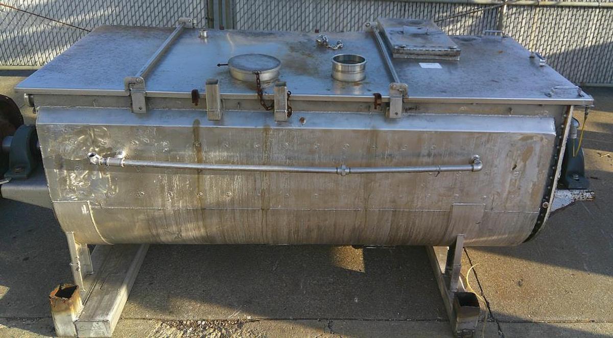 Used 60 CU. FT. RIBBON BLENDER - S/S - JACKETED - 20/10 HP