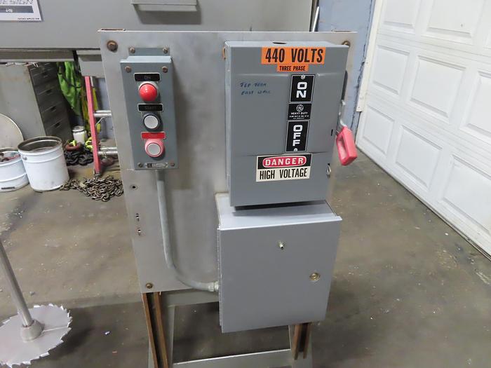 Used 7.5 HP COWLES HIGH SPEED DISPERSER - TILT BACK STYLE - V/S
