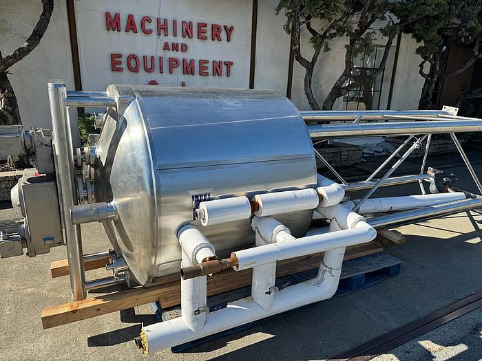 Used 300 GALLON FELDMEIER SCRAPE AGITATED - 316 S/S - 3 ZONE JACKETED