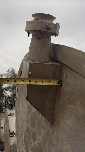 Used 8,600 GALLON S/S BULK STORAGE TANK 94 IN. x 24 FT. HIGH
