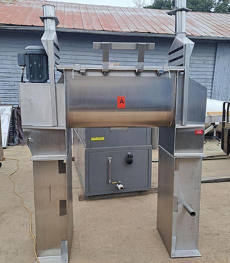 Used 5 CU. FT. ROSS DOUBLE RIBBON MIXER S/S