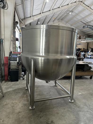 500 GALLON KETTLE - SANITARY 316 S/S - 90 PSI