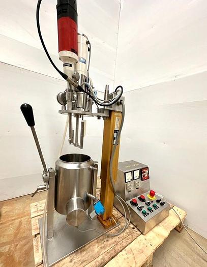 Used 3 LITER ESCO LABOR DUAL AGITATED LAB VACUUM MIXER - S/S - VACUUM - JACKETED