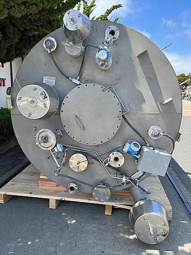 Used 4000 GALLON MODERN WELDING DOUBLE WALL VESSEL TANK S/S UL-142