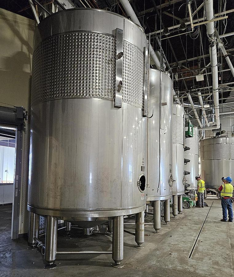 Used 6,000 GALLON CRIVELLER KOSHER FERMENTER TANKS - S/S - JACKETED (5)