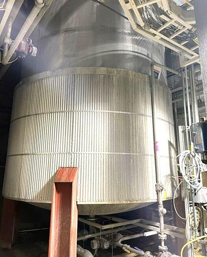Used (2) - USED 1,000 GALLON CHEMINEER S/S JACKETED DISH BOTTOM MIX TANK MODEL - 2GTNS-2