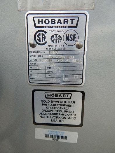 Used 60 QUART HOBART MIXER - MODEL H-600 - WITH BEATER BLADE