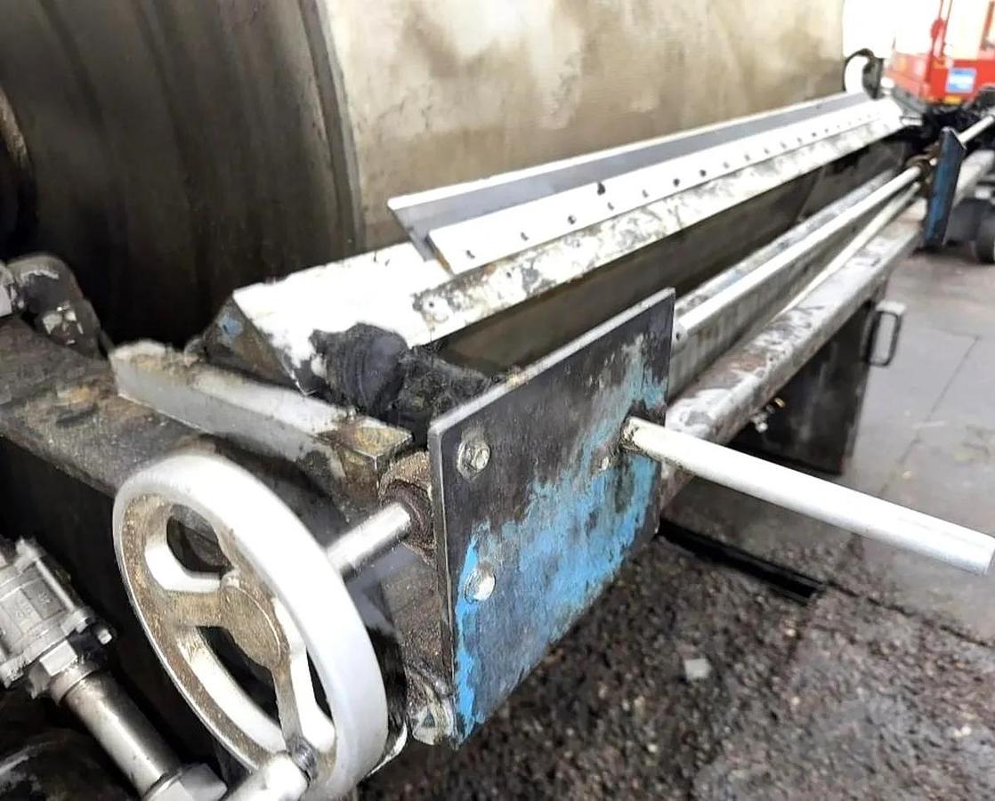 Used 6 FT x 6 FT ALAR ROTARY VACUUM DRUM FILTER - S/S DRUM