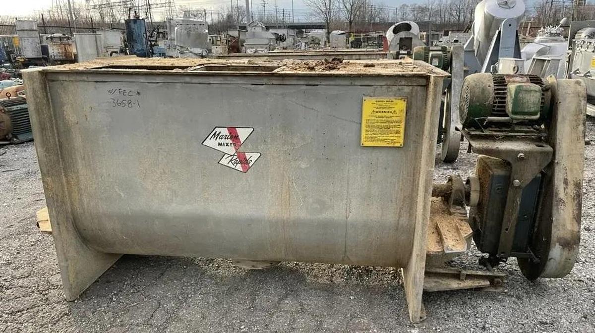 Used 45 CU. FT. MARION PADDLE BLENDER - S/S - 10 HP