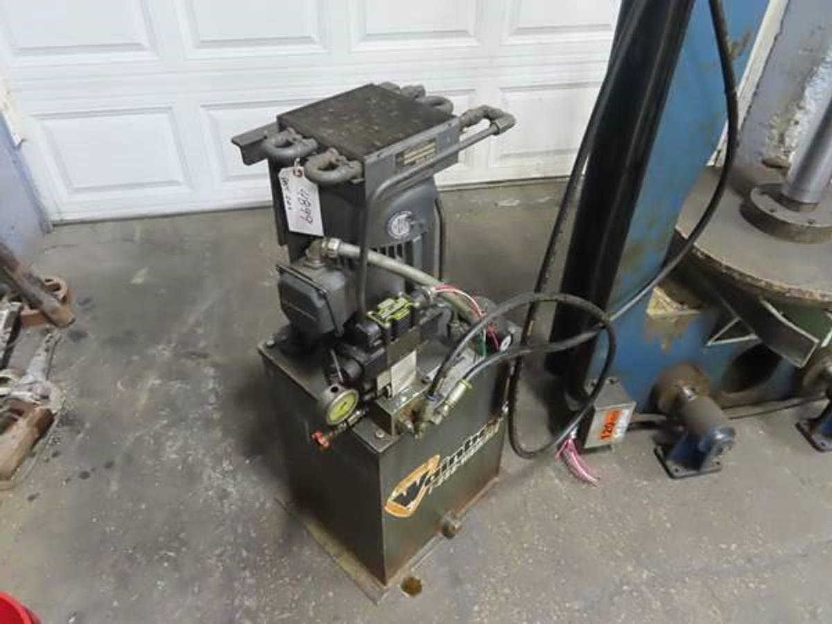 Used BOWERS HYDRAULIC TANK DISCHARGE RAM PRESS