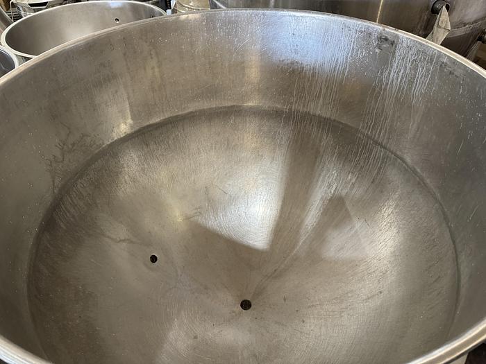 Refurbished 350 GALLON HAMILTON KETLLE - WITH NEW SINGLE MOTION AGITATION - S/S - 60 PSI JACKET