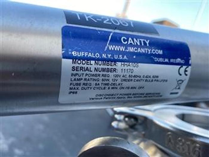 Used USED 100 LITE STAINLESS TECHNOLOGIES LIGHTNIN MIXER WITH REACTOR