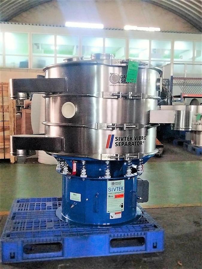 NEW 40" CIRCULAR SCREENER - S/S - 2 DECK (3 SPOUT)