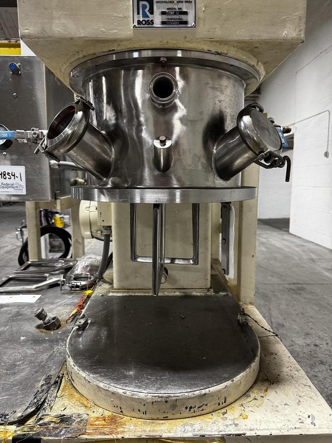 Used 4 GALLON ROSS DOUBLE PLANETARY MIXER - S/S - VACUUM - JACKETED