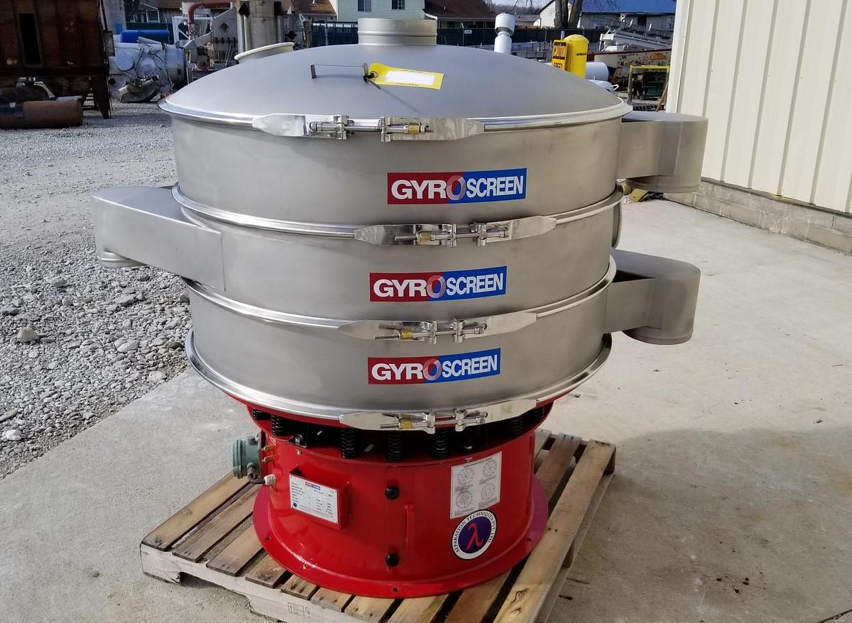 NEW 48" CIRCULAR SCREENER - S/S - 2 DECK (3 SPOUT)