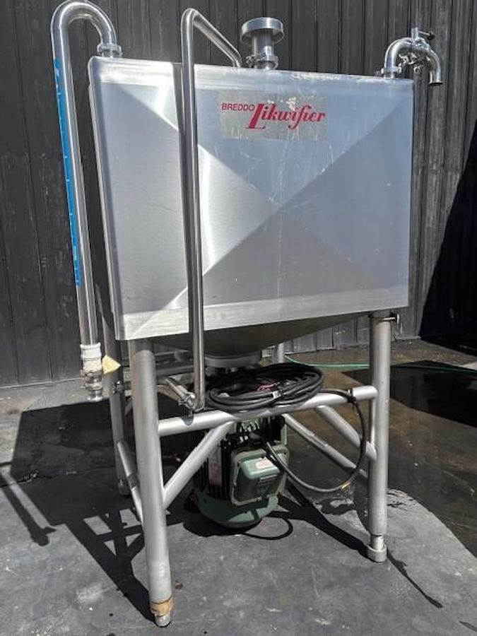 Used 300 GALLON BREDDO SINGLE SHELL LIKWIFIER - 40 HP